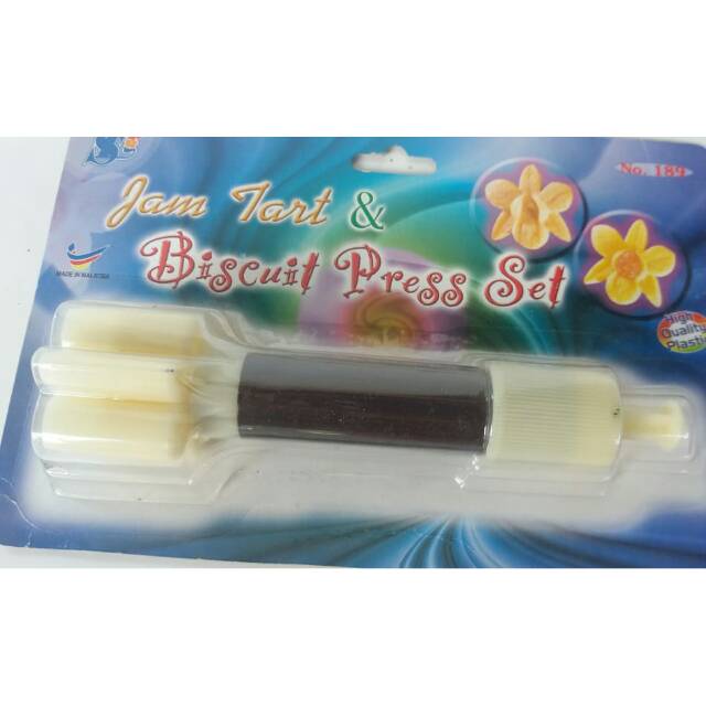 Cetakan Kue Kering Nastar Kue Semprit Acuan jem tat Tekan Bentuk Bunga Anggrek Tulip