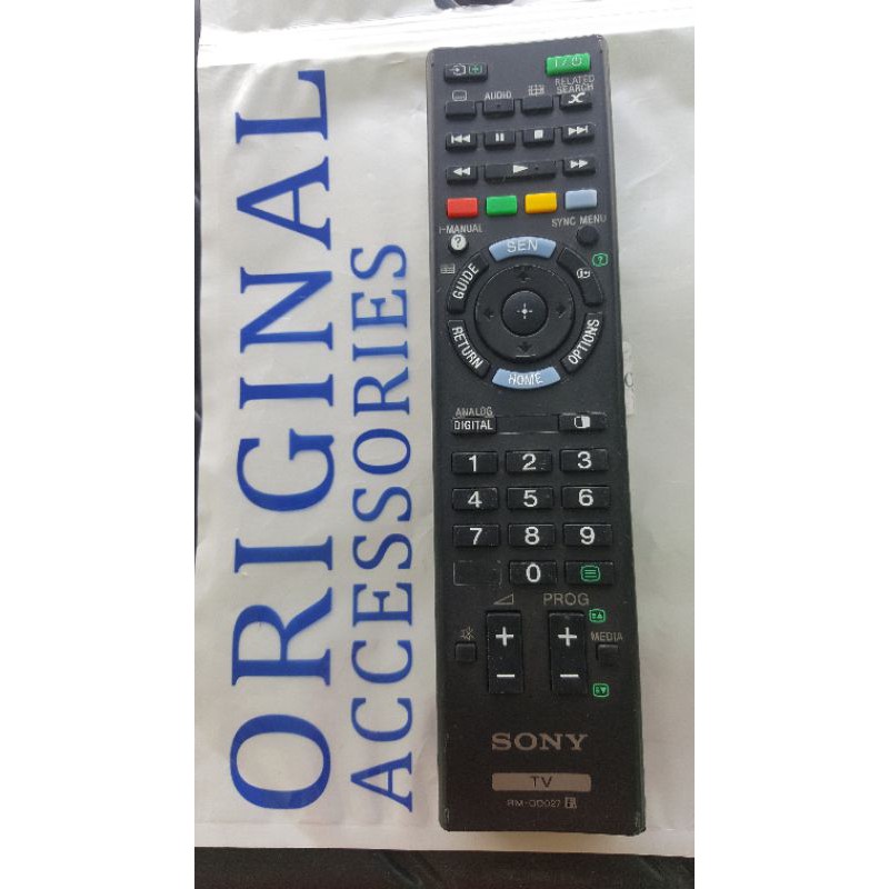 REMOT REMOTE TV LCD LED SONY GD027 ORIGINAL