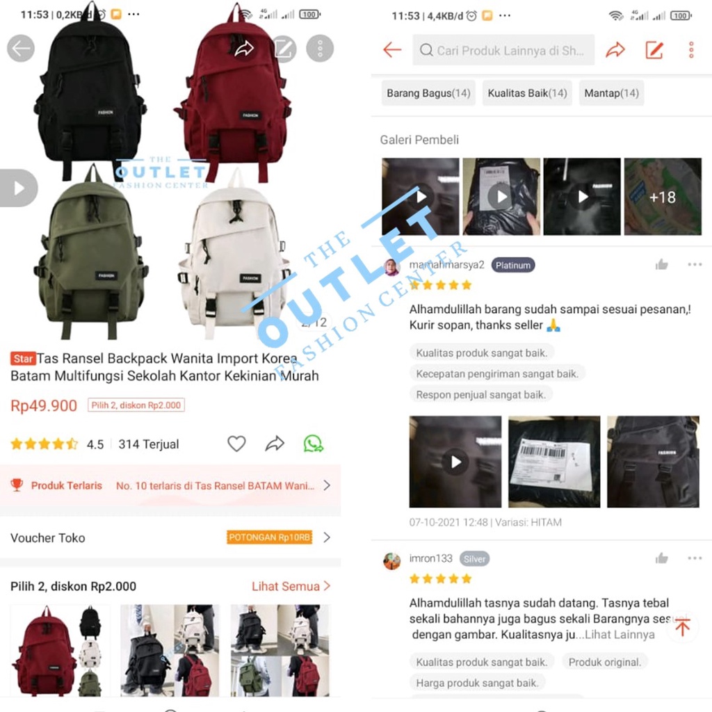 Tas Ransel Backpack Gendong Branded Batam Multifungsi Pria Wanita Cewek Cowok Remaja Dewasa Kanvas Sekolah SMA SD Fashion Korea Kantor Kekinian Murah PROMO BISA COD GRATIS ONGKIR-3