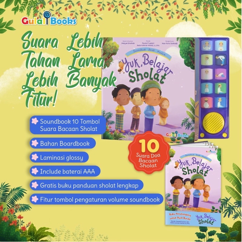 

SOUND BOOKS YUK BELAJAR SHOLAT GULALIBOOKS