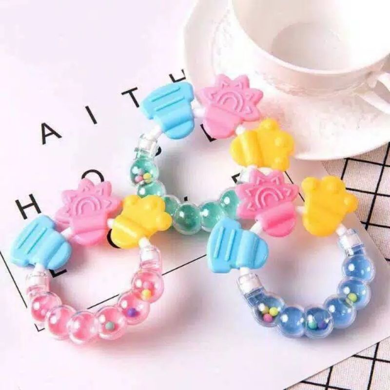 Mainan Gigitan Bayi / Teether bulat