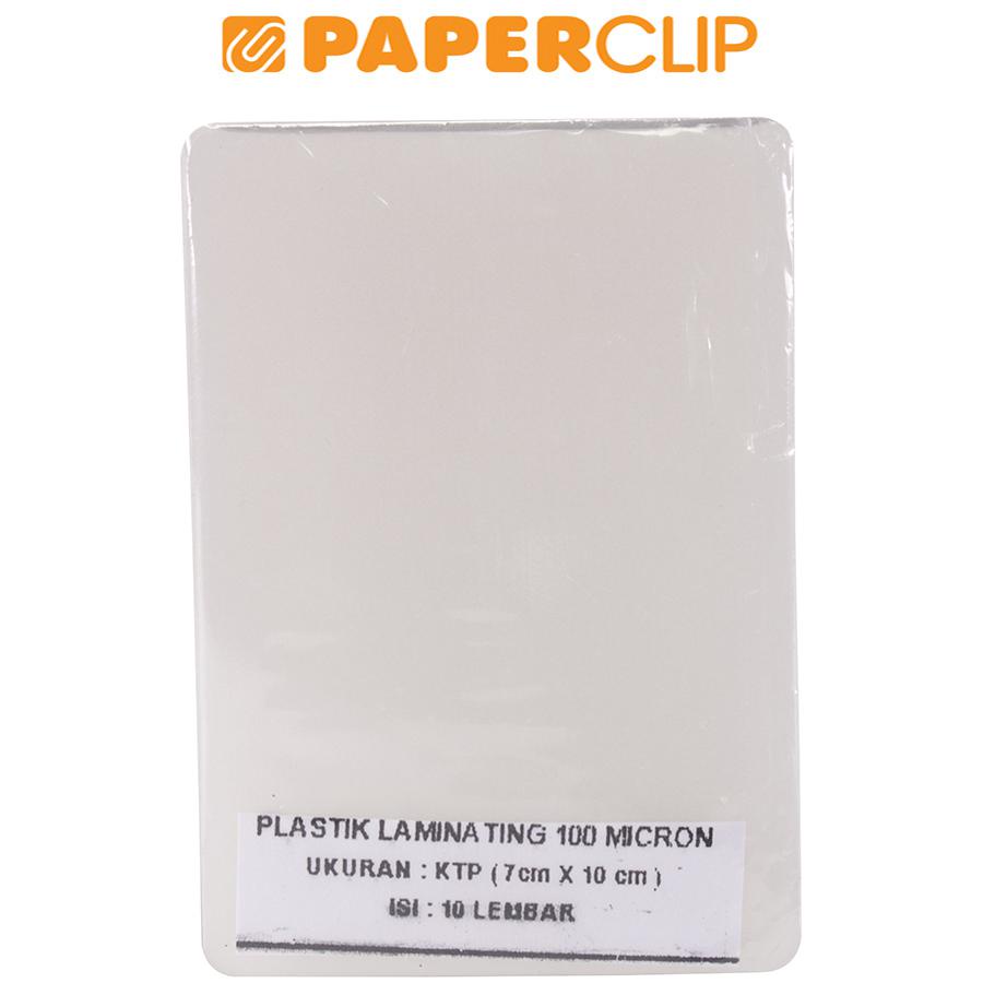 

PLASTIK LAMINATING KTP ISI 10