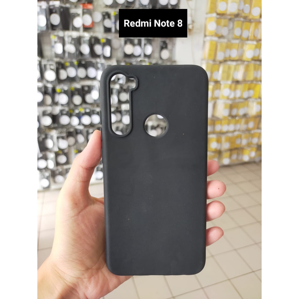 CASE SILIKON BLACK REDMI NOTE 8