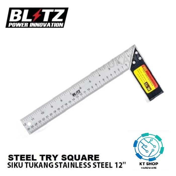 

Penggaris Siku Angle Square 12 Inch 30 Cm Carpenter Ruler BLITZ
