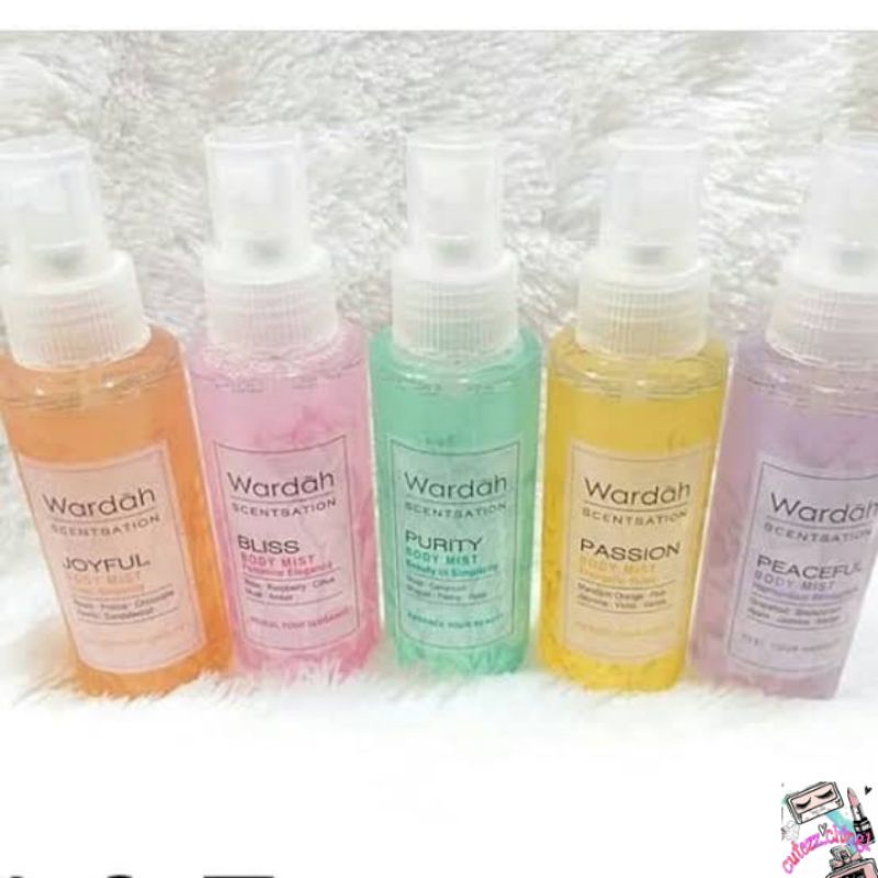 ☃Cutezz_ching1☃Wardah Scentsation Body Mist 100ml