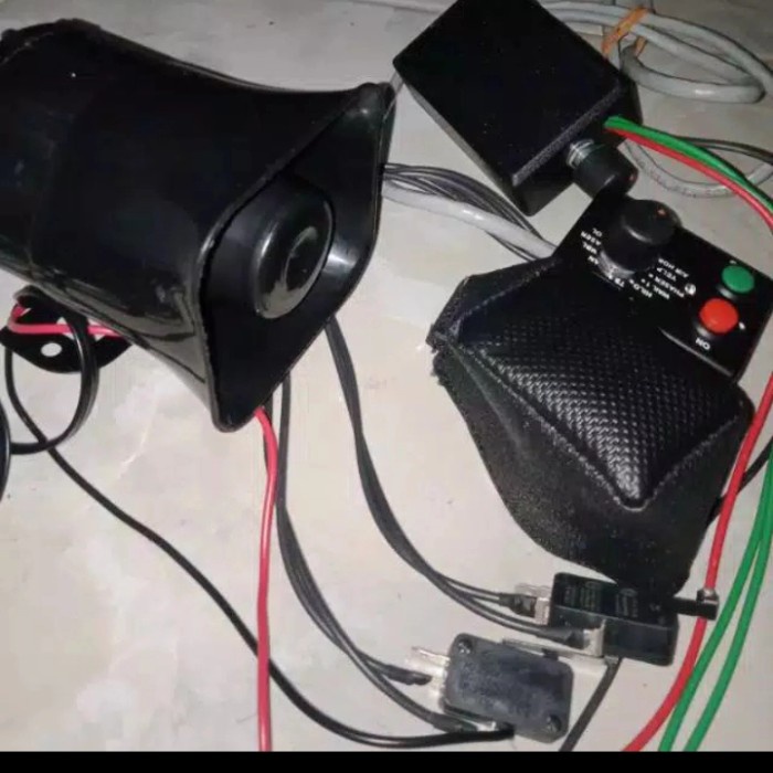 Klakson Polisi Sirine Patwal Touring Motor 12 Suara Termurah