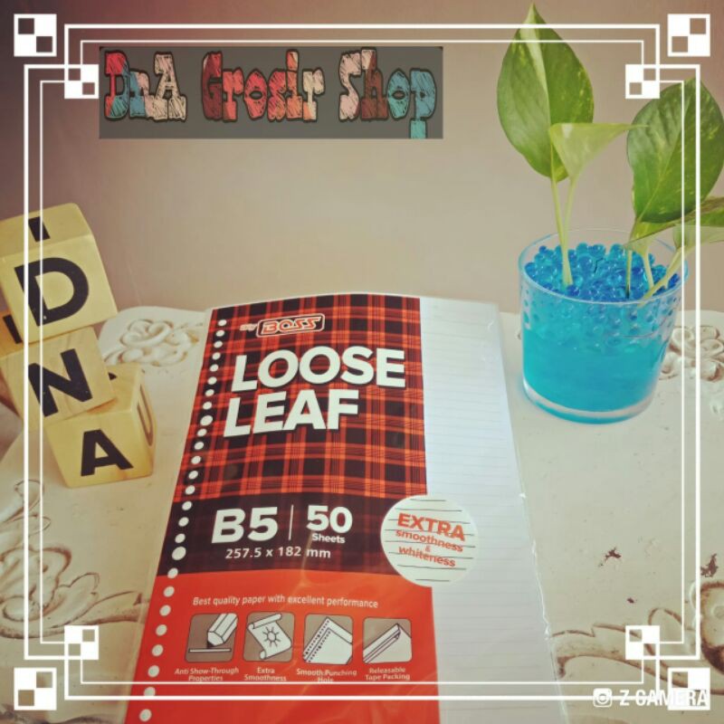 

Loose Leaf B5 isi 50 Lembar Garis Big Boss