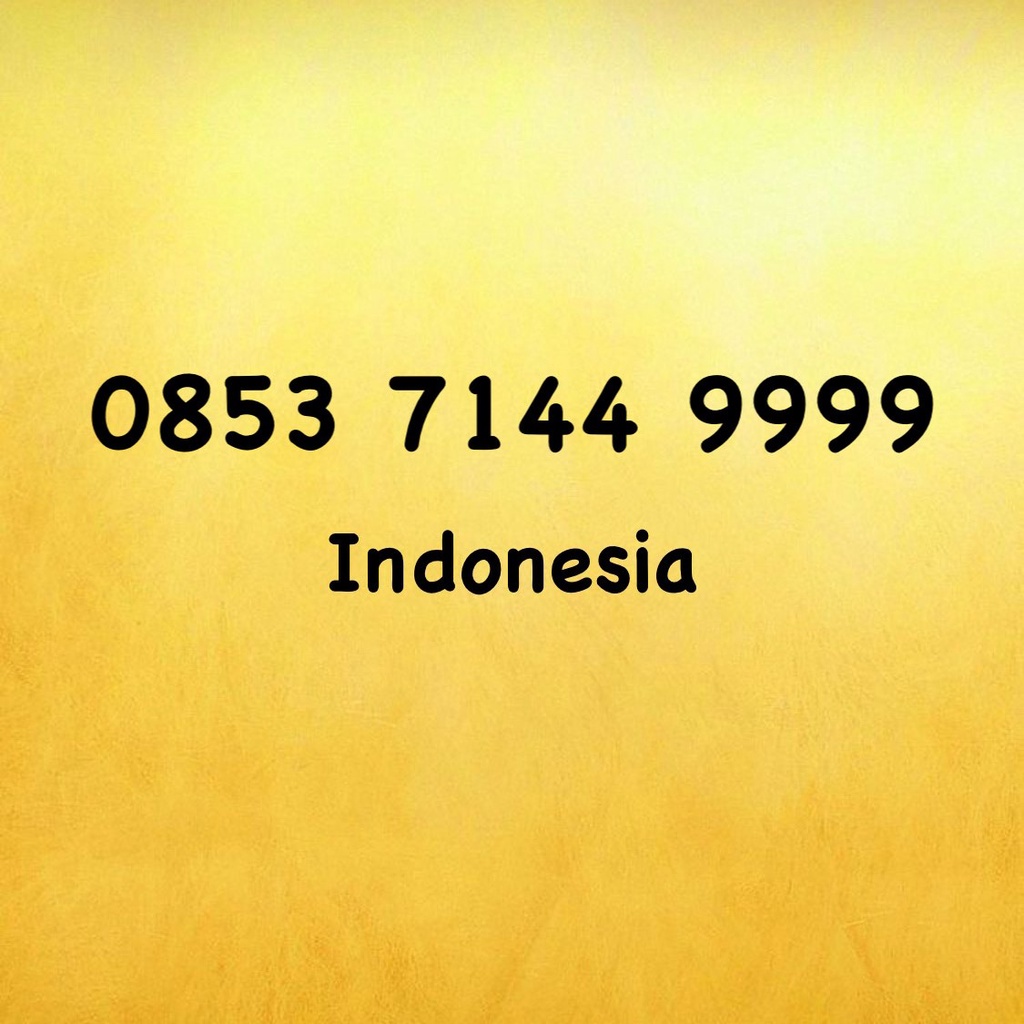 Nomor Cantik Kartu AS Triple AA - 0853 71 449999 - 0853 7144 9999