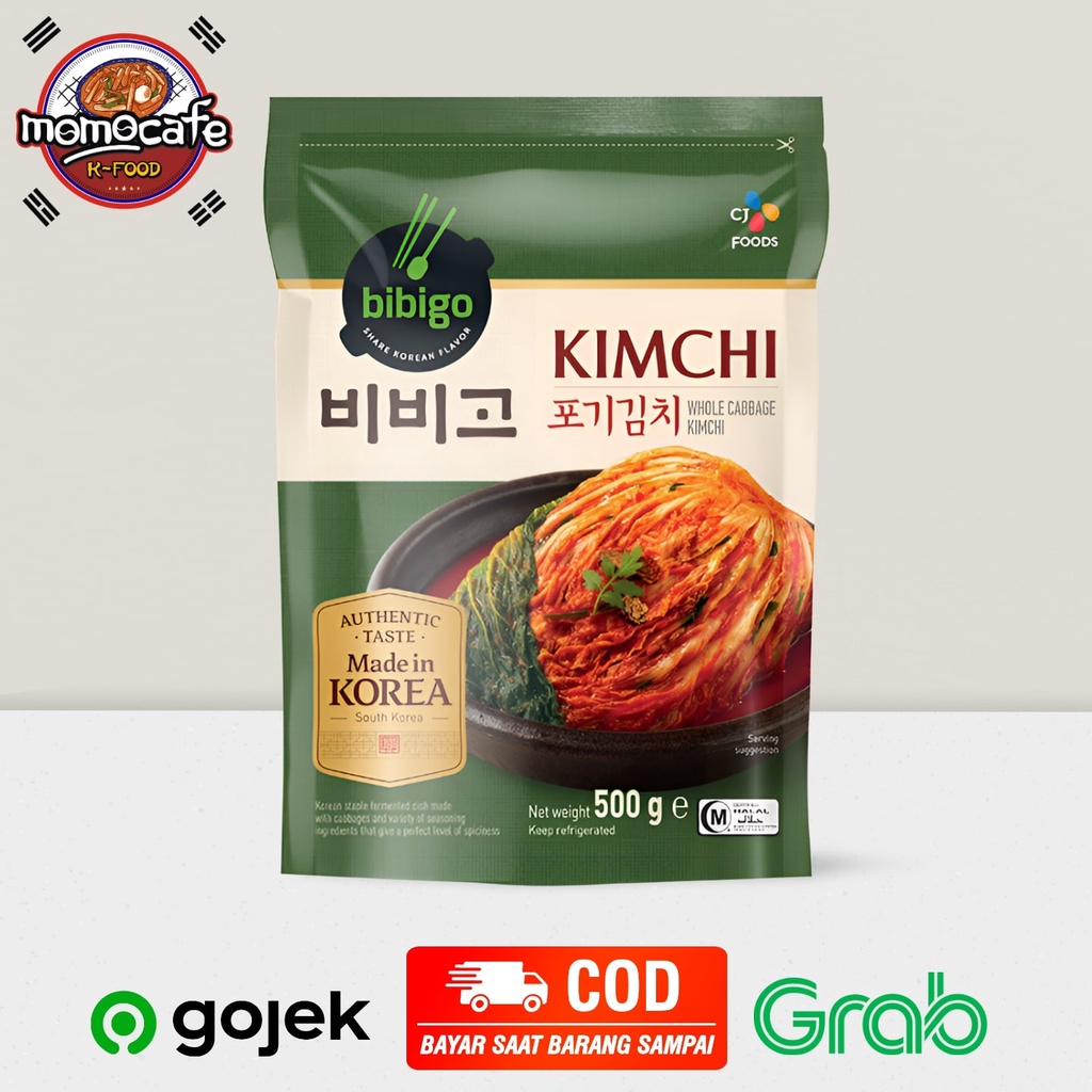 

CJ Bibigo Whole Cabbage Kimchi 500g - Kimchi Sawi Made In Korea