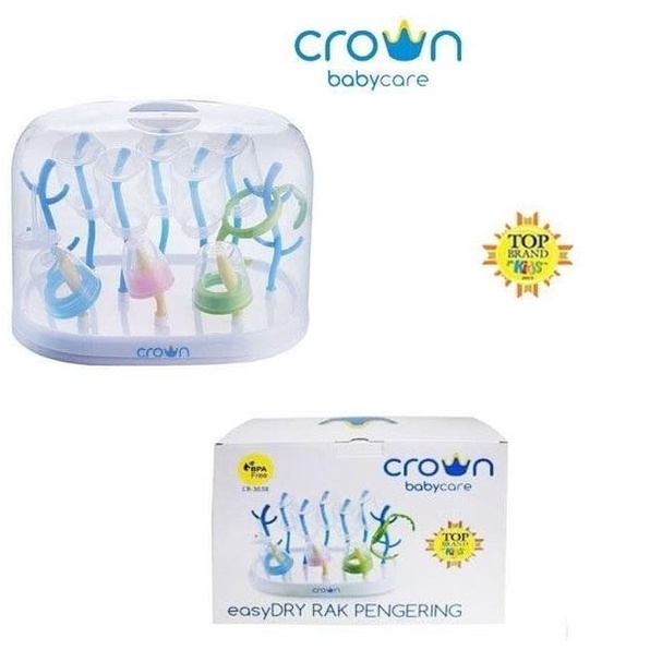 TEMPAT MENYIMPAN BOTOL ATAU MAKANAN BAYI - CROWN EASYDRY MULTI DRYING RACK CR3638