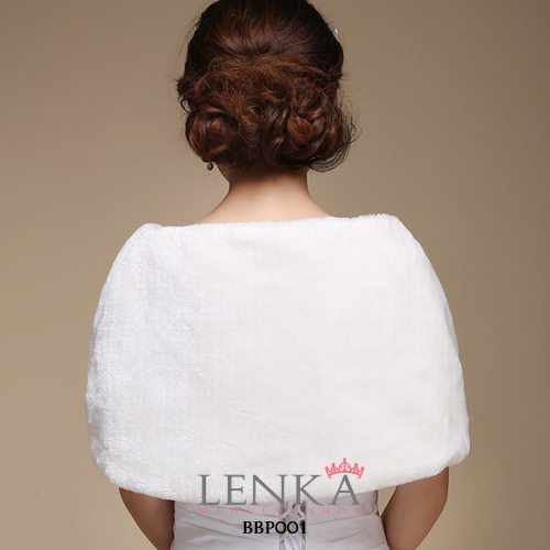 [PRODUK TERLARIS] BOLERO CARDIGAN BULU PENGANTIN PESTA PUTIH WANITA MODERN BBP001