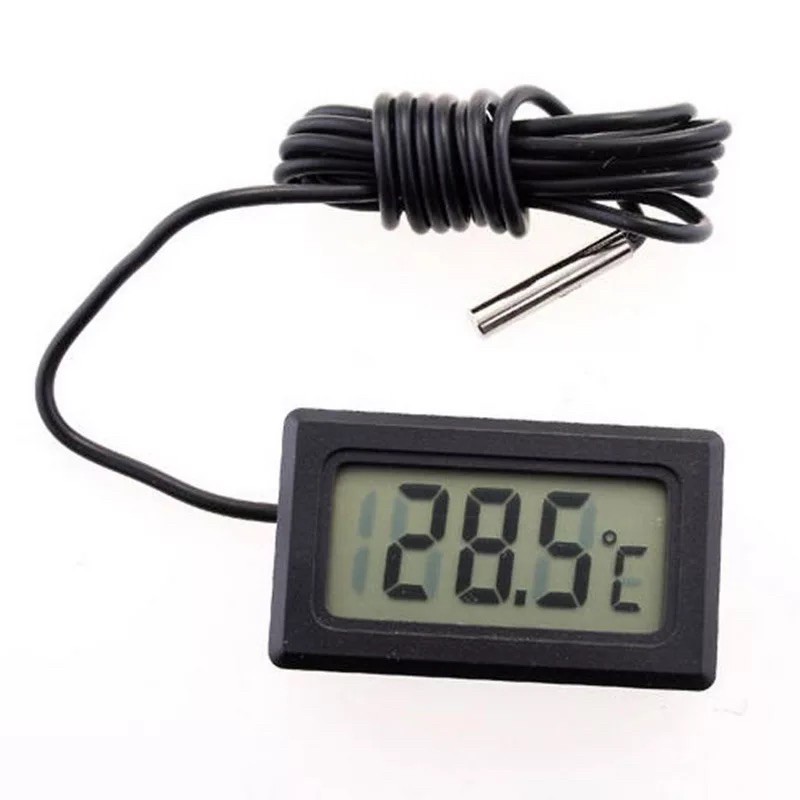 Mini Digital Thermometer / Termometer + Waterproof Probe / Kabel Sensor