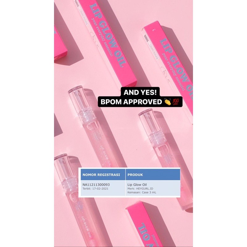 [READY DIST RESMI] BPOM LIPGLOW OIL HEYGURL ORIGINAL HEYGURL.ID / LIP GLOW OIL HEYGURL