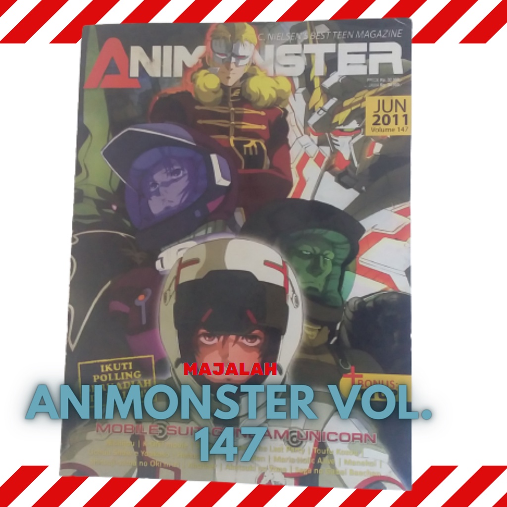 Majalah Animonster Volume 147 Juli 2011 Kondisi Bekas