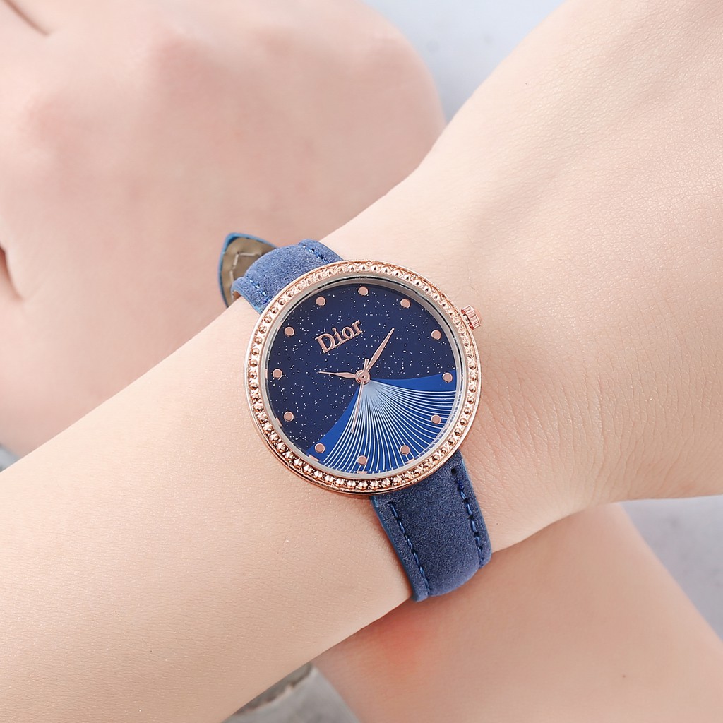 ✅[COD] Berlian imitasi Quartz Watch x Mode Belt Perhiasan Starry Virgin Table Jam Tangan Wanita J66