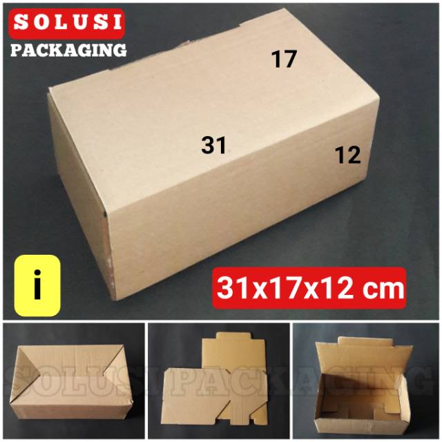 

isi 10 KARDUS KOTAK POLOS - tipe i 31X17X12 CM | KARDUS PACKING KARDUS POLOS KARDUS SEPATU KOTAK AKSESORIS DOS BOX PUTIH COKLAT