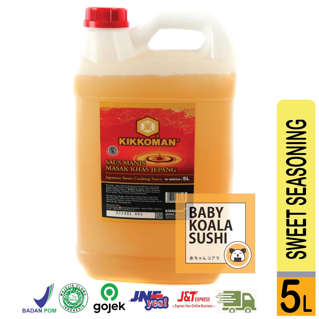 KIKKOMAN Japanese Sweet Seasoning 5 Liter Halal | Pengganti Mirin