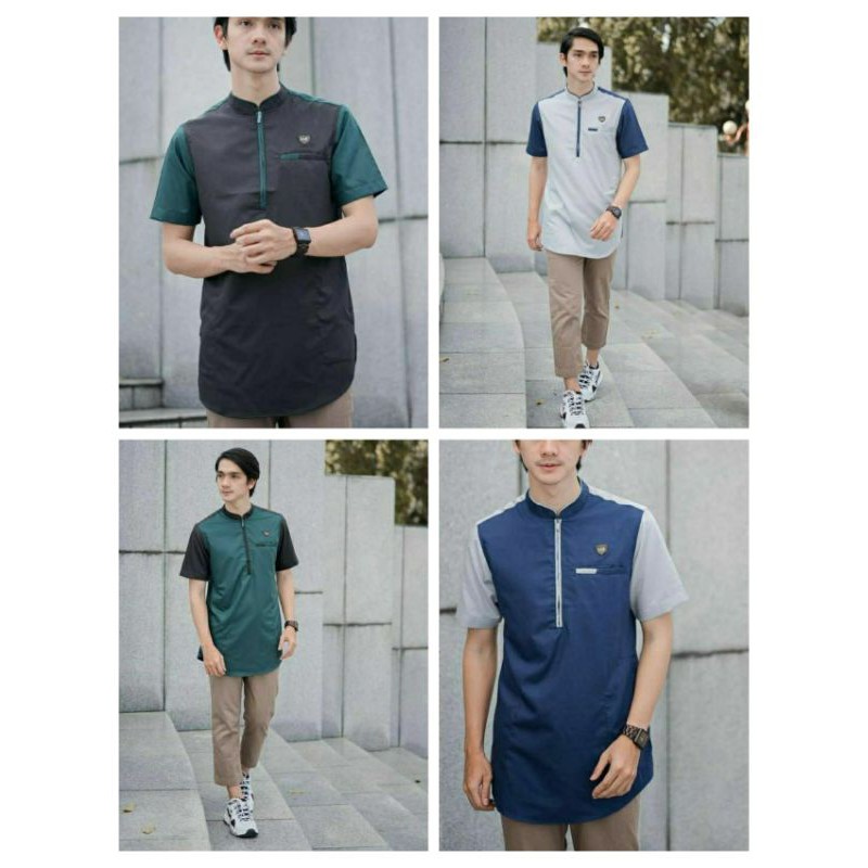 koko kurta palestina lengan pendek