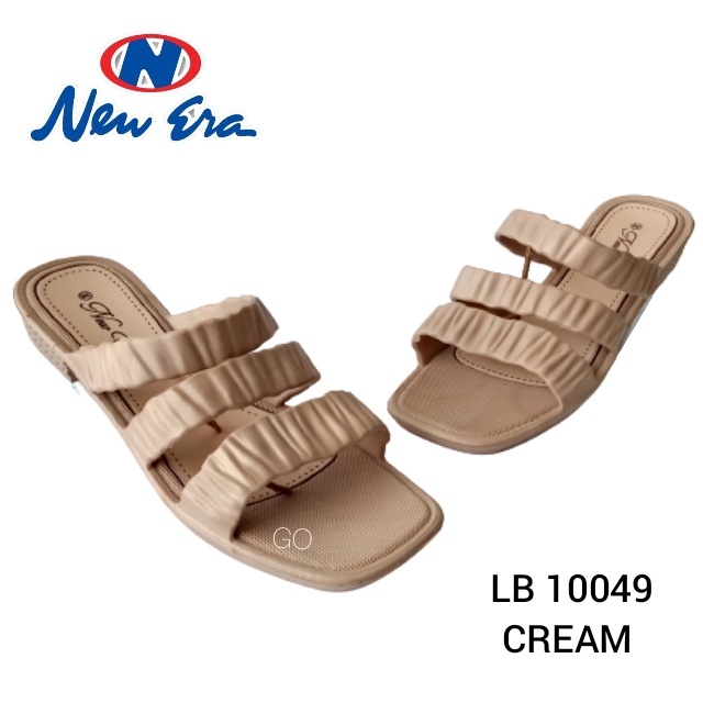 sogo NEW ERA LB 10049 Sandal Wanita Kerut Ban 3 Sandal Slop Wanita Karet Sandal Wanita Casual Best Seller