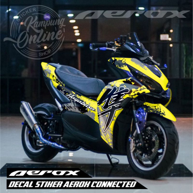 Stiker Decal Aerox New Stiker Striping Full Body variasi striping motor aksesoris motor custom model