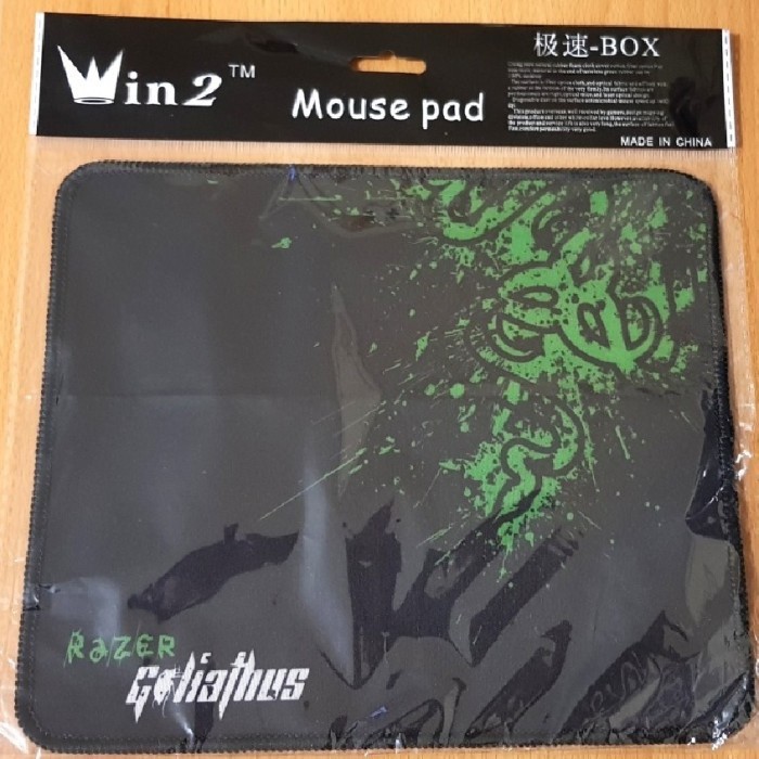 MOUSEPAD MOUSE PAD GAMING GAMER MOTIF RAZER UKURAN 29 x 25 TYPE SPEED EDITING GAMING FPS MURAH