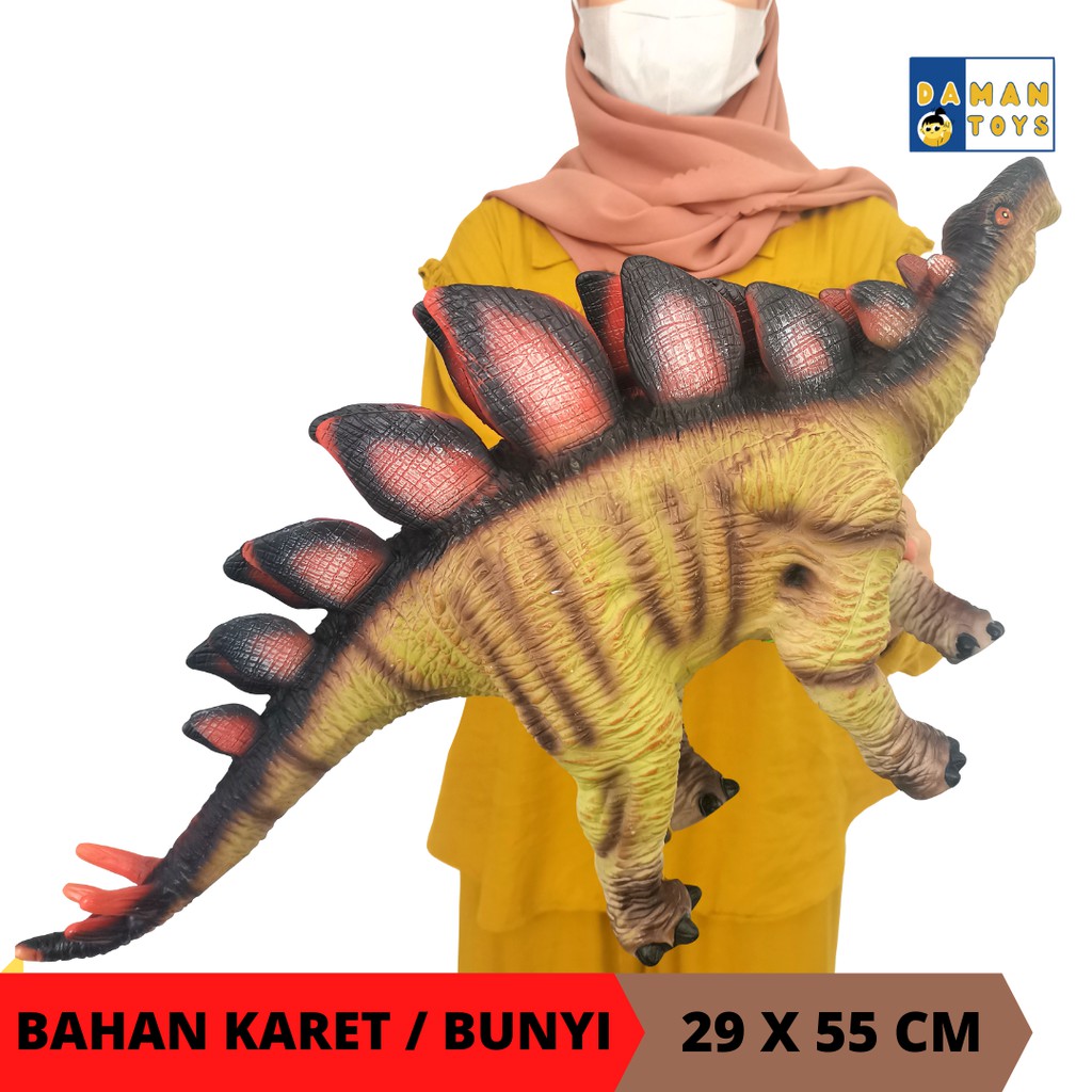 FIGURE MAINAN ANAK DINOSAURUS BESAR KARET/MAINAN DINO BUNYI