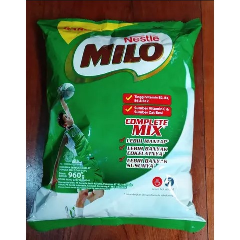 

Nestle MILO Complete Mix 960gr Murah Surabaya