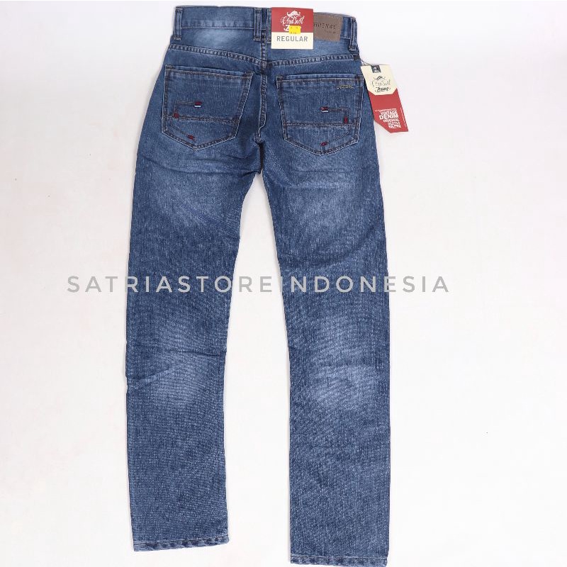 Celana jeans reguler pria