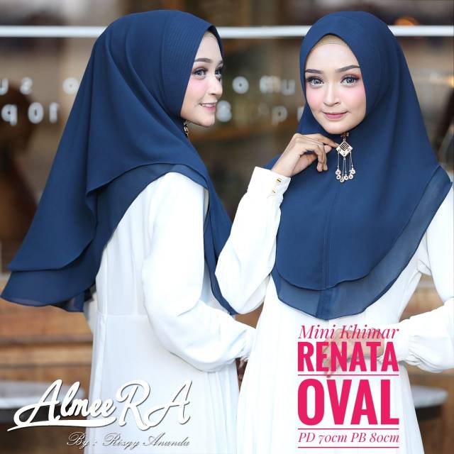 KHIMAR RENATA OVAL ORI ALMEERA BY RA