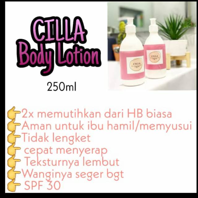 Cilla body lotion by ridwan pasha