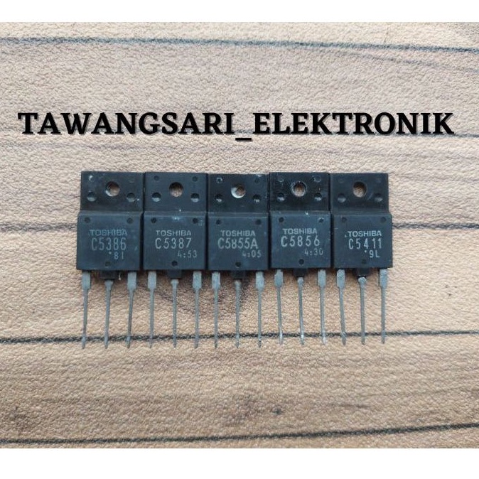 Transistor tr Regulator TOSHIBA Cabutan Ori