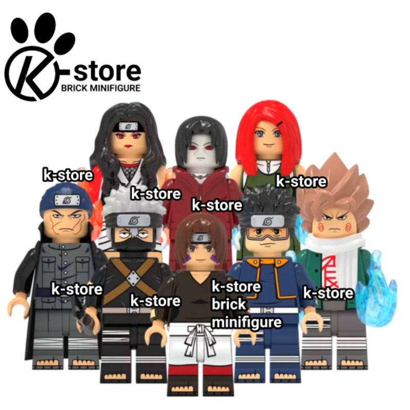 lego naruto kurenai yuhi choji akimichi rin nohara obito uchiha hatake kakashi kid itachi uchiha rea
