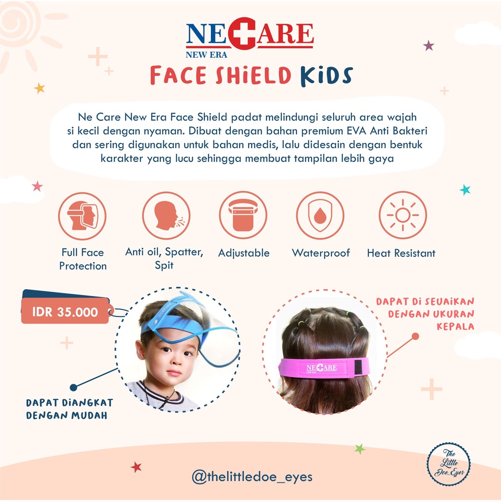 [READY] NE CARE Face Shield Kids