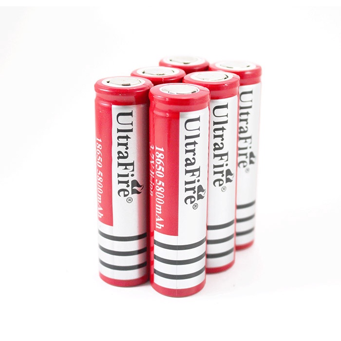 Baterai Ultrafire 18650 Battery 3.7v Rechargeable Batere Batre Batrai Police Senter Swat