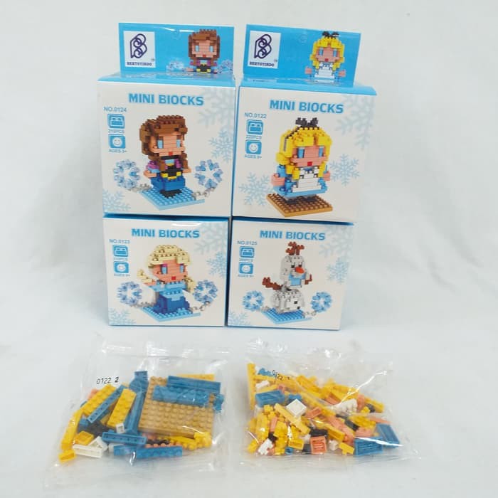 Lego Mainan Mini Blocks Karakter Frozen Transformer Buat Anak