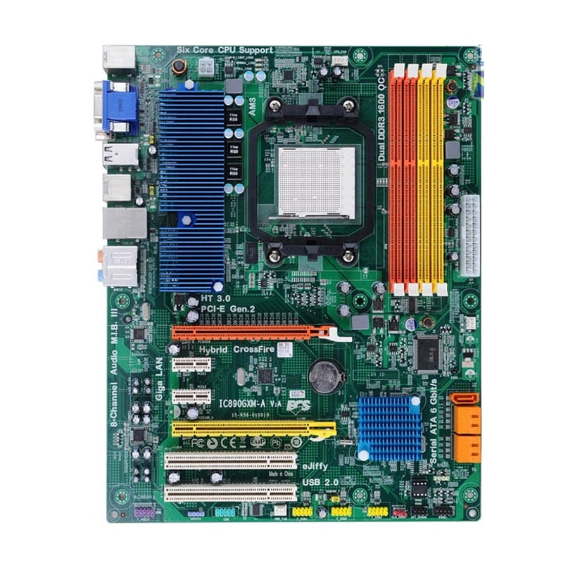 PREORDER Motherboard AM3 Motherboard DDR3 For ECS IC890GXM-A Socket AM3 AMD 890GX 8GB 14×PCI-E X16 S