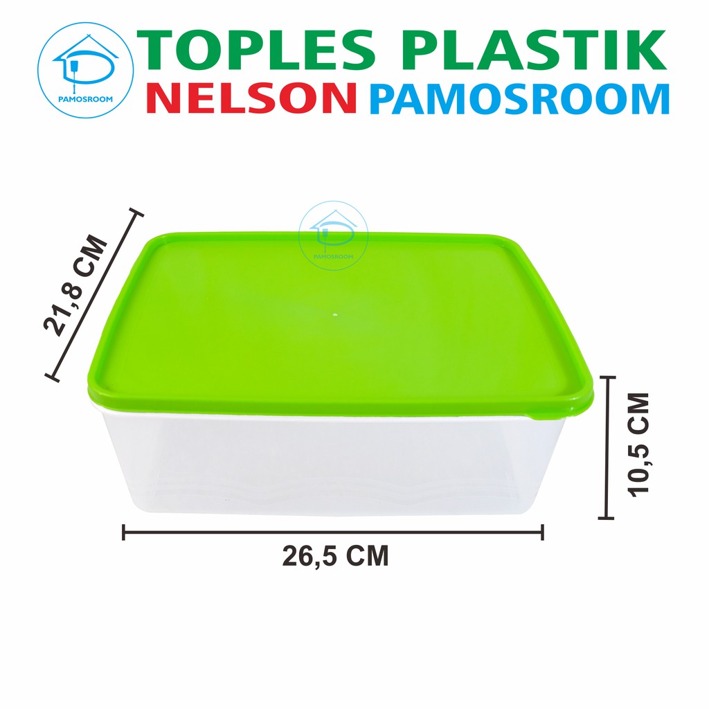 Nelson Sealware Kotak Donat Tempat Makanan Toples Plastik 4.5L Food Grade