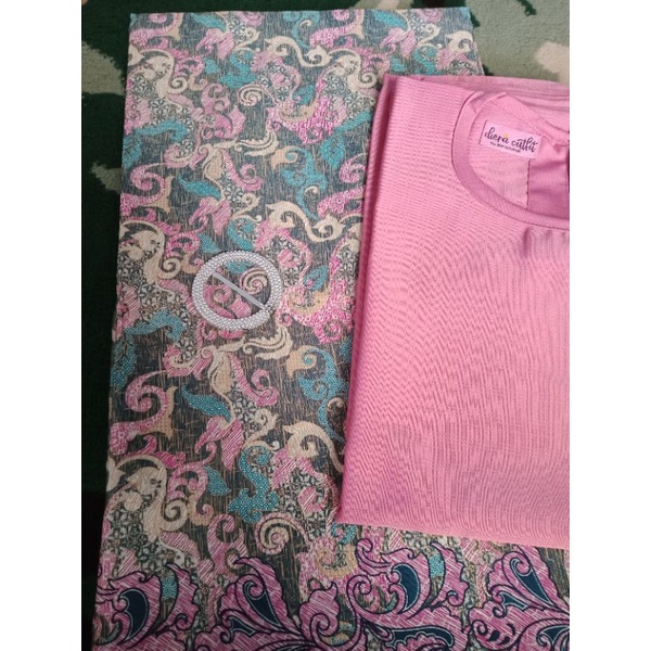 COD STELAN KEBAYA BATWING kebaya wisuda kebaya jumbo wisuda Bridesmaids kebaya modern kebaya kartini-SETBATWING DUSTYPINK