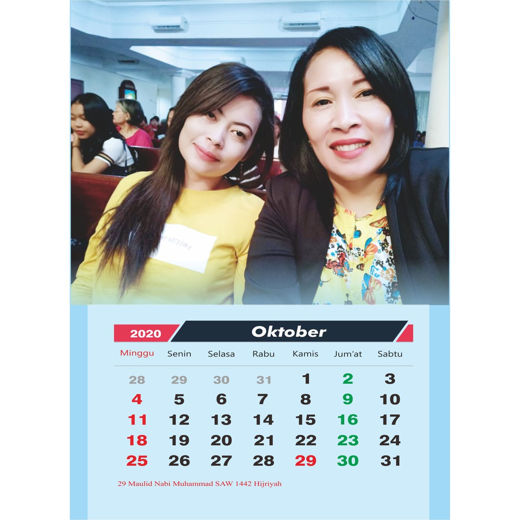 KALENDER MEJA 12 LEMBAR POTRAIT