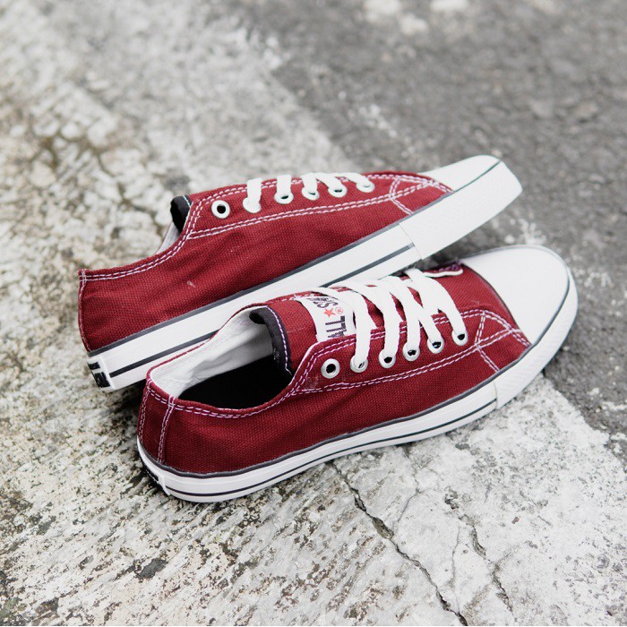 BISA COD !! SEPATU PRIA CASUAL SNEAKERS ALLSTAR LOW CLASIC MERAH SEPATU PRIA / WANITA