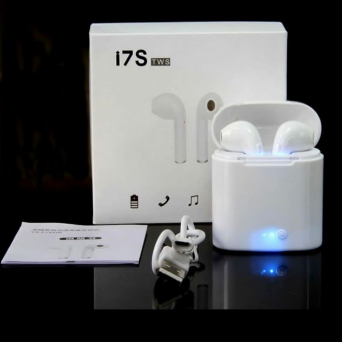 headset bluetooth I7S Tws 5.0 wireless earphone