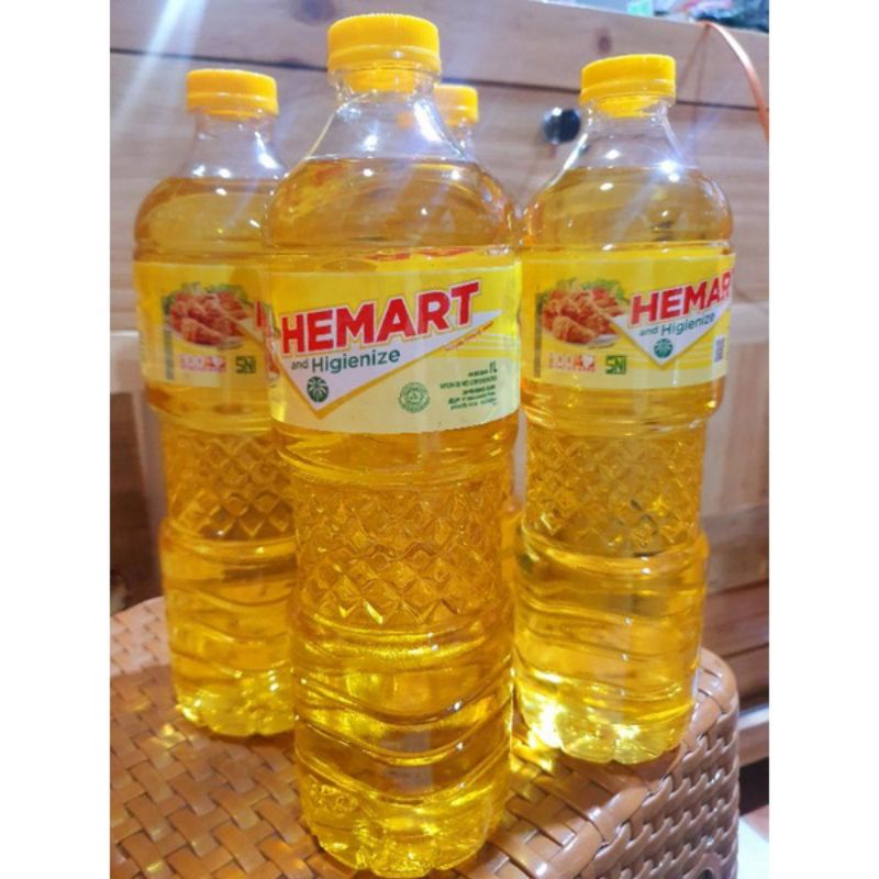 

minyak goreng HEMART botol 1L