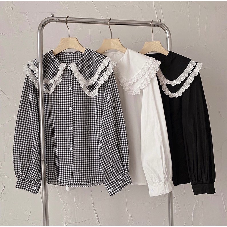 HILINA SHIRT- blouse korea / korean style / daily blouse / blouse hits / grosir blouse