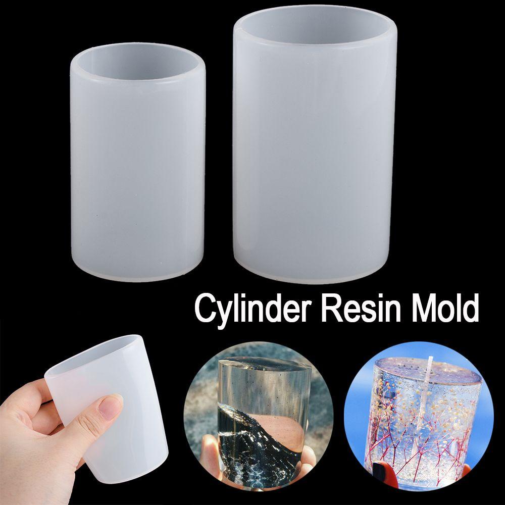 Solighter Cylinder Resin Mold DIY Craft Membuat Perhiasan Cetakan Handmade Casting