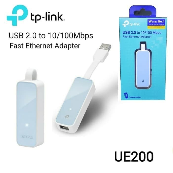 Usb 2.0 to lan rj45 tp-link 10/100Mbps Fast ethernet adapter Ue200 Ue-200