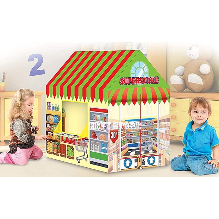 Mainan Tenda Rumah Kemah Bermain Anak - Play House Makassar