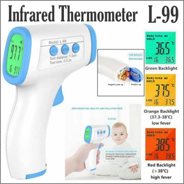 Termometer / Thermometer Infrared / Alat Ukur Suhu Badan Besiter L-99