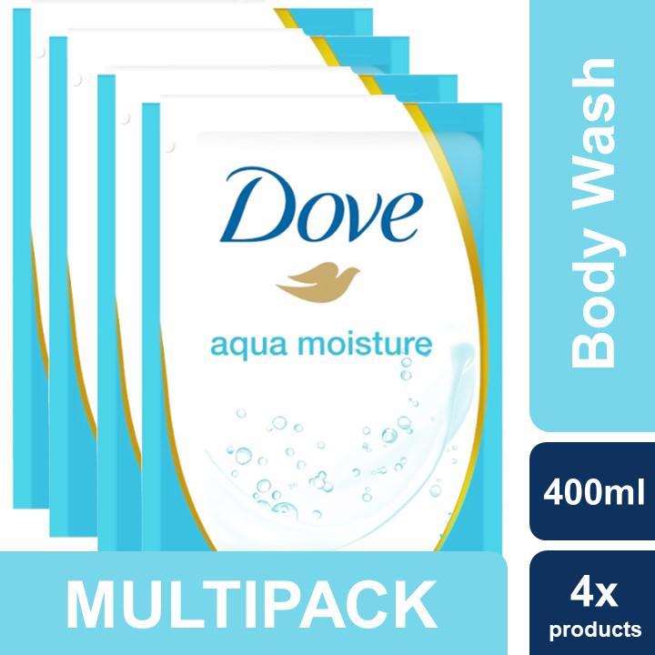 Promo Harga Dove Body Wash Aqua Moisture 400 ml - Shopee