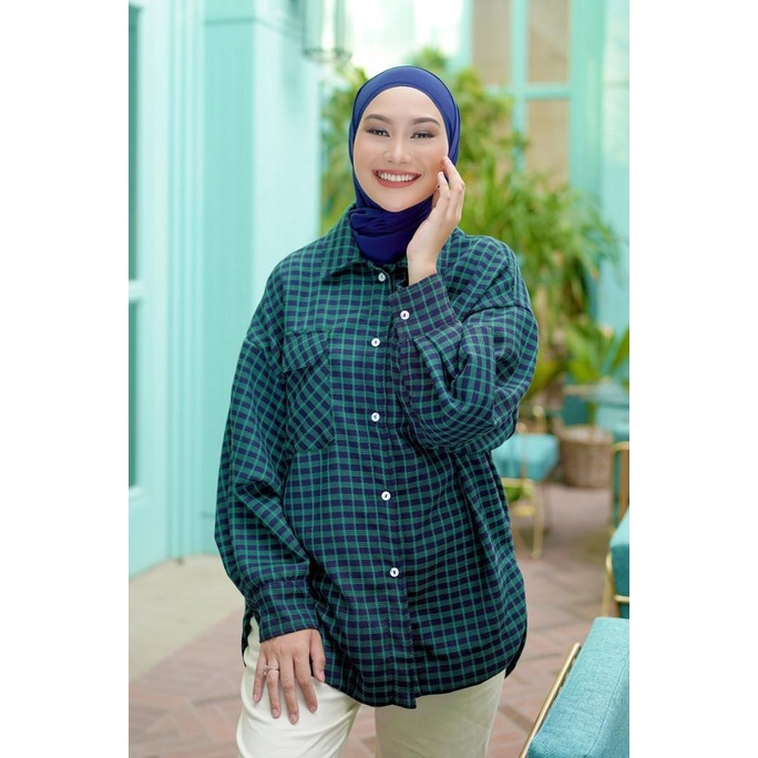 Nada Puspita Embun - Rania Shirt - Large Plaid