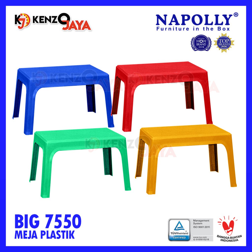 Meja Teras Plastik NAPOLLY BIG 7550